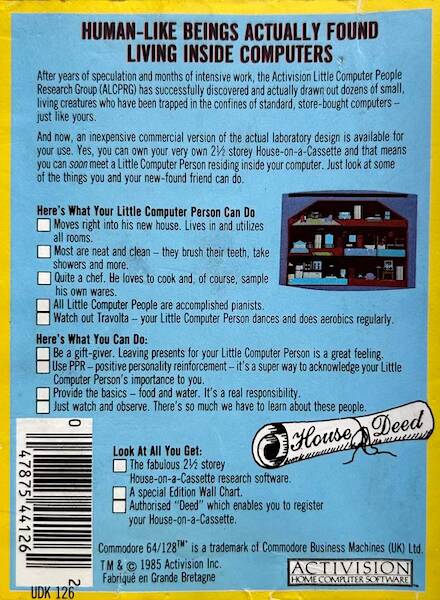 Little Computer People - Commodore 64