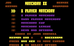 Match Day 2 - Commodore 64