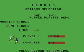 Match Point - Commodore 64