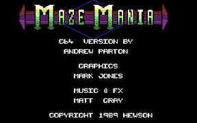 Maze Mania - Commodore 64