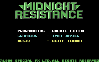 Midnight Resistance - Commodore 64
