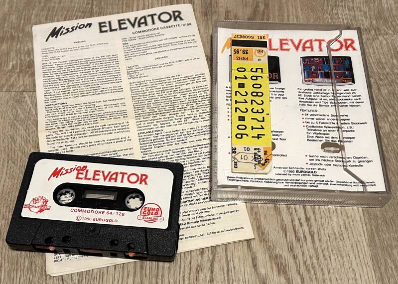 Mission Elevator - Commodore 64