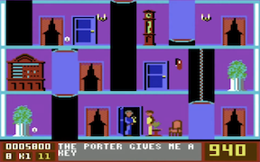 Mission Elevator - Commodore 64