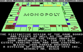 Deluxe MONOPOLY - Commodore 64