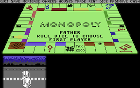 Deluxe MONOPOLY - Commodore 64