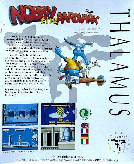 Nobby the Aardvark - Commodore 64 