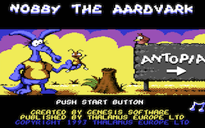 Nobby the Aardvark - Commodore 64 