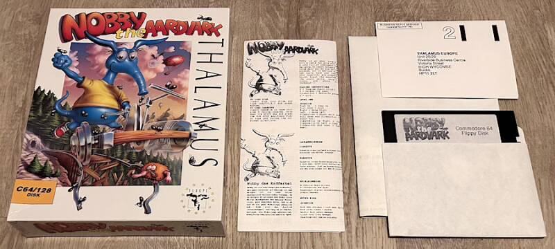 Nobby the Aardvark - Commodore 64 