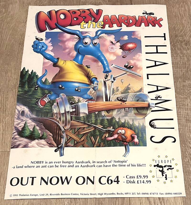 Nobby the Aardvark - Commodore 64 