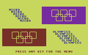 Olympic Spectacular - Commodore 64