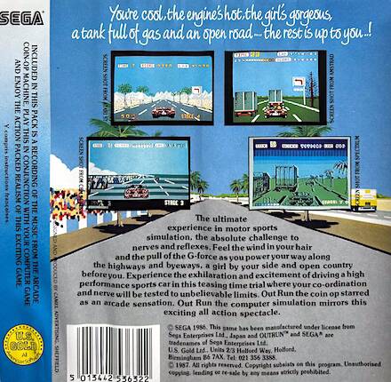 Out Run - Commodore 64