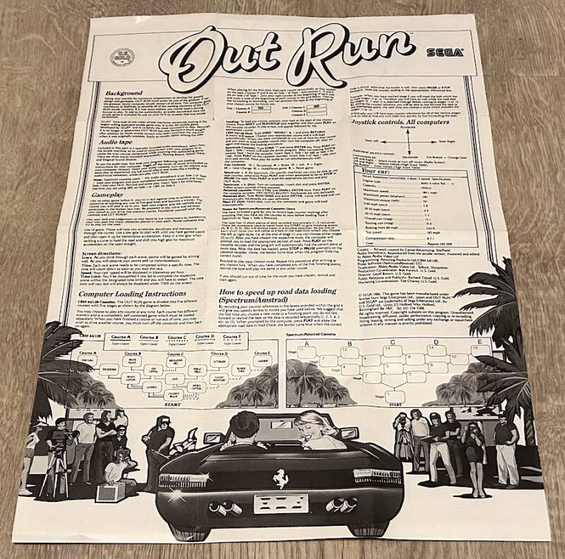 Out Run - Commodore 64