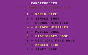 Paratroopers - Commodore 64
