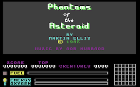 Phantom of the Asteroids - Commodore 64