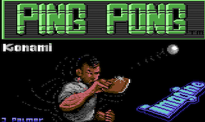 Konami's Ping Pong - Commodore 64