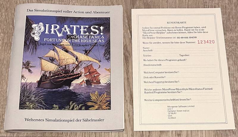 Sid Meier's Pirates! - Commodore 64
