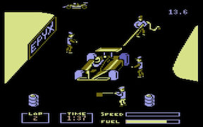 Pitstop - Commodore 64