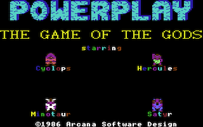 Powerplay - The Game of the Gods - Commodore 64