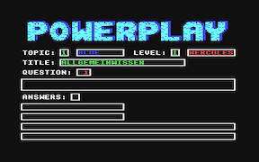 Powerplay - The Game of the Gods - Commodore 64