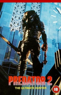 Predator 2 VHS Movie Cover