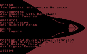 Project Stealth Fighter - Commodore 64