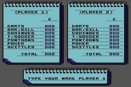 Pub Games - Commodore 64