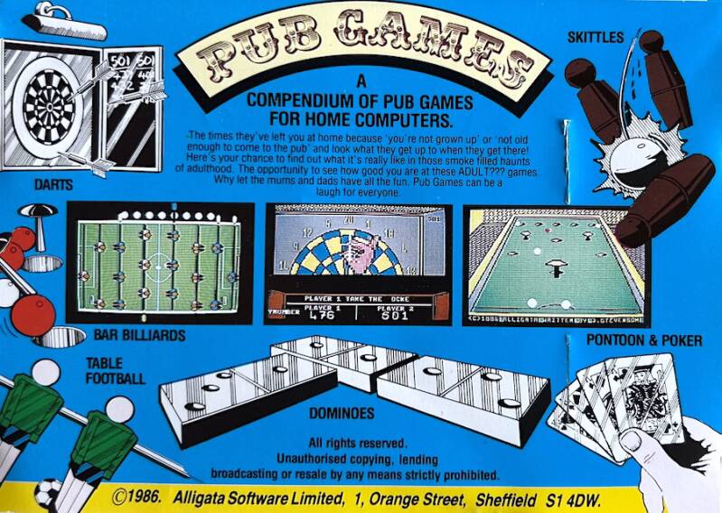 Pub Games - Commodore 64