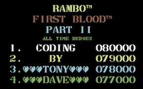 Rambo First Blood Part 2 - Commodore 64