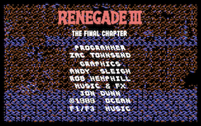 Renegade 3 - The Final Chapter - Commodore 64