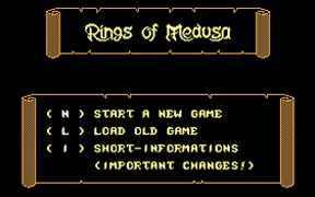 Rings of Medusa - Commodore 64