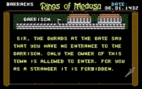 Rings of Medusa - Commodore 64