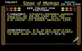 Rings of Medusa - Commodore 64
