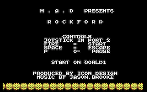 Rockford The Arcade Game - Commodore 64