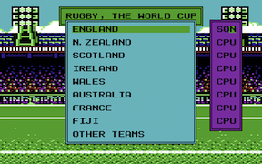 Rugby - The World Cup - Commodore 64