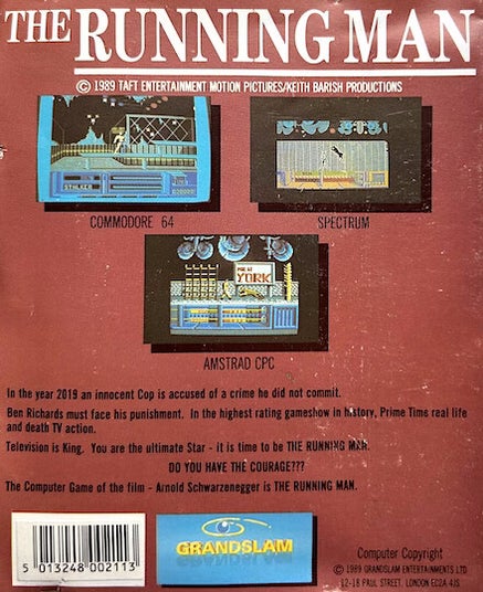 The Running Man - Commodore 64