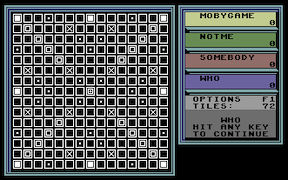 SCRABBLE De Luxe - Commodore 64