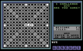 SCRABBLE De Luxe - Commodore 64