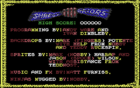 Shadow Warriors - Commodore 64