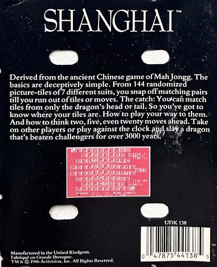 Shanghai - Commodore 64