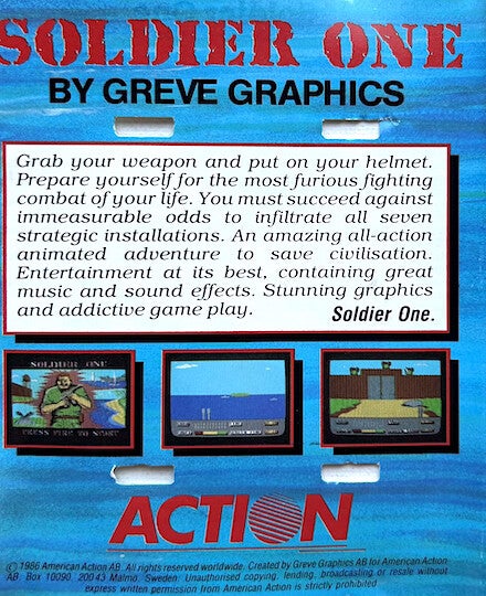 Soldier One - Commodore 64