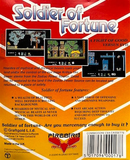 Soldier of Fortune - Commodore 64