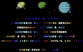 Soldier of Light - Commodore 64