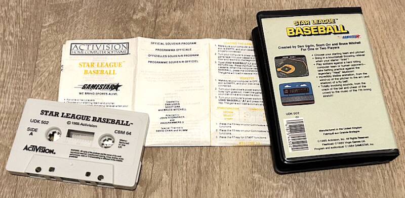 Star League Baseball - Commodore 64