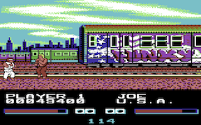 Street Fighter USA Version - Commodore 64