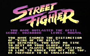 Street Fighter USA Version - Commodore 64