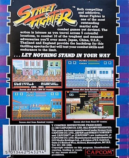 Street Fighter - Commodore 64