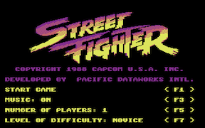 Street Fighter - Commodore 64