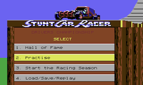 Stunt Car Racer - Commodore 64