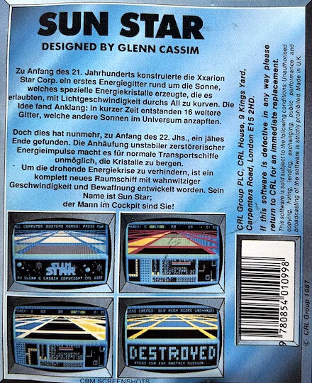 Sun Star - Commodore 64