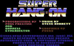 Super Hang On - Commodore 64